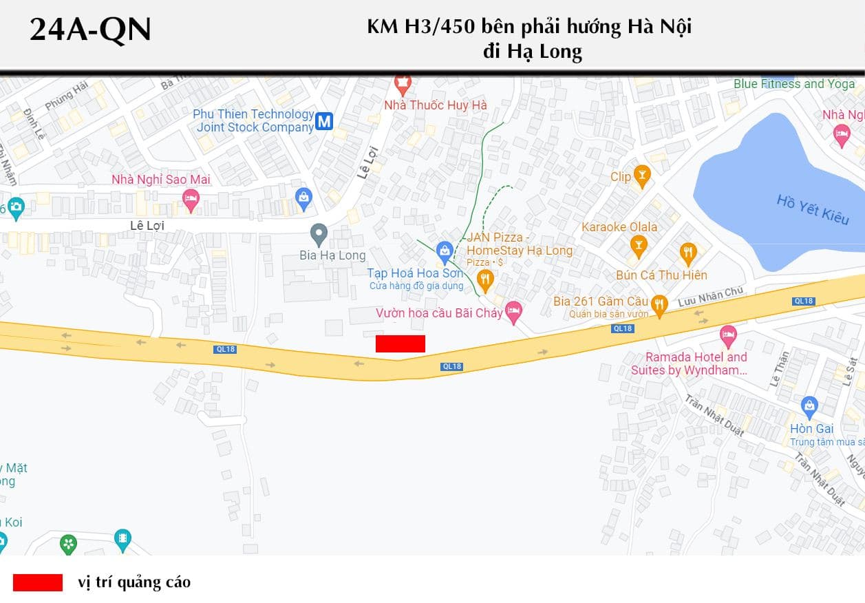 Ảnh vị trí 24A (H3+450/Km3) QL18 Bên tay phải hướng Hà Nội đi Quảng Ninh, 3/3