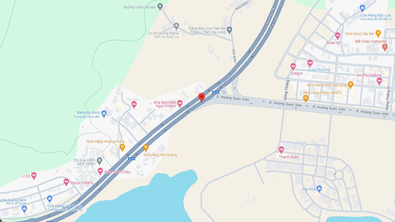 Ảnh vị trí HL16 (H4+80/Km107) ngã ba Hùng Thắng, tp Hạ Long, 4/4
