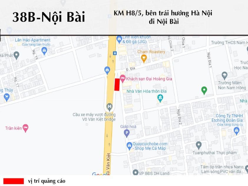Ảnh vị trí 38B (H9/5+80) Bên tay trái đường Võ Văn Kiệt hướng cầu Thăng Long đi sân bay Nội Bài, 3/3