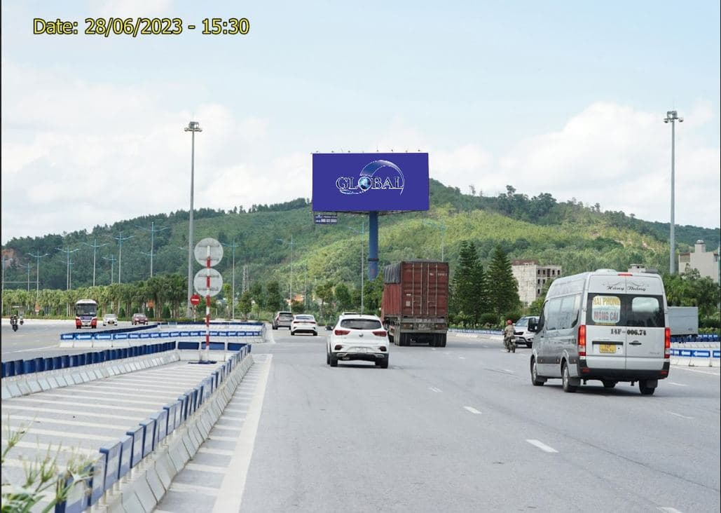 Ảnh vị trí HL16 (H4+80/Km107) ngã ba Hùng Thắng, tp Hạ Long, 2/4