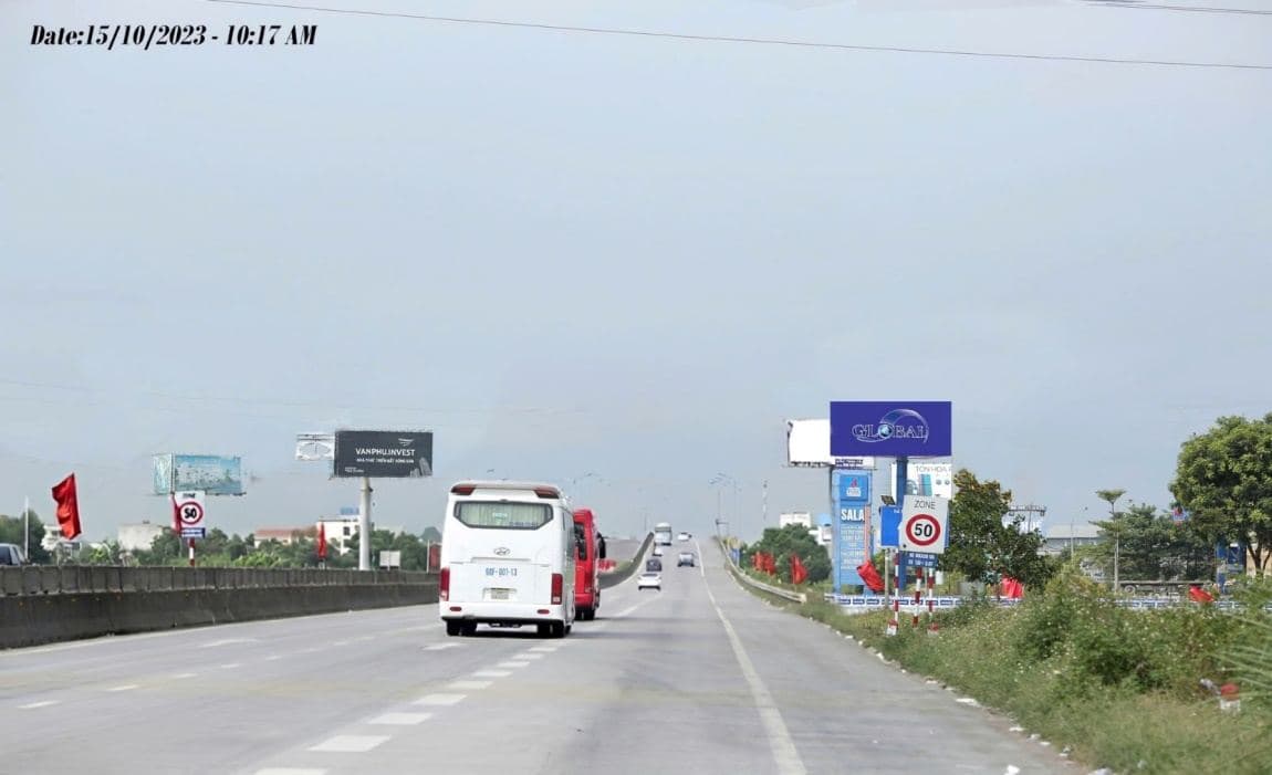 Ảnh vị trí TH1 (Km316+290) bên phải QL1A hướng từ Hà Nội đi Thanh Hoá, 2/3
