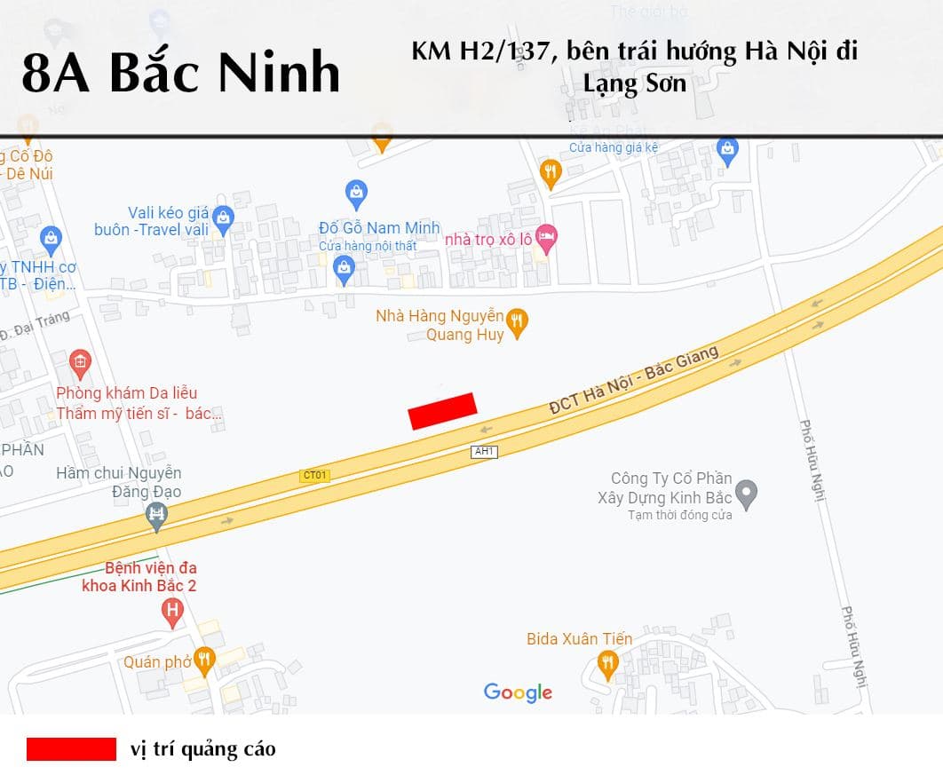 Ảnh vị trí 8A (H2/137) Bên tay phải QL1B hướng Bắc Ninh đi Hà Nội, 3/3