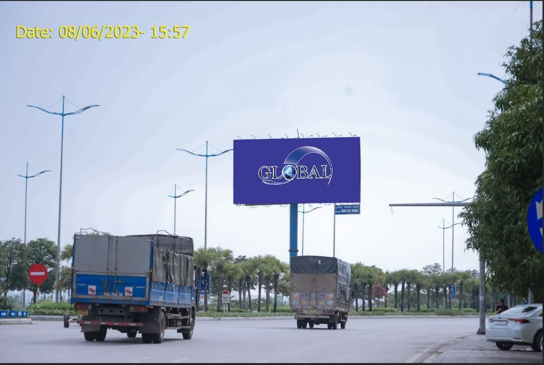 Ảnh vị trí HL14 (H3+106/Km3) QL18 Cách Tuần Châu 250m về phía Hà Nội, 1/3