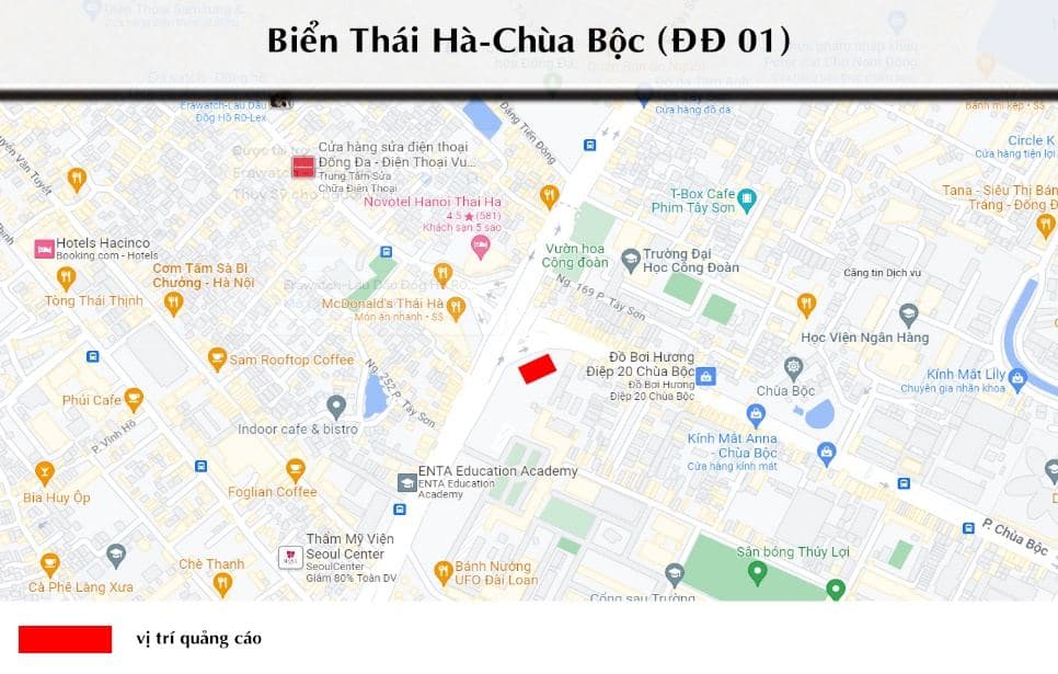 Ảnh vị trí DD01 – Vườn hoa đại học Thủy Lợi, ngã tư Chùa Bộc - Thái Hà, 2/2