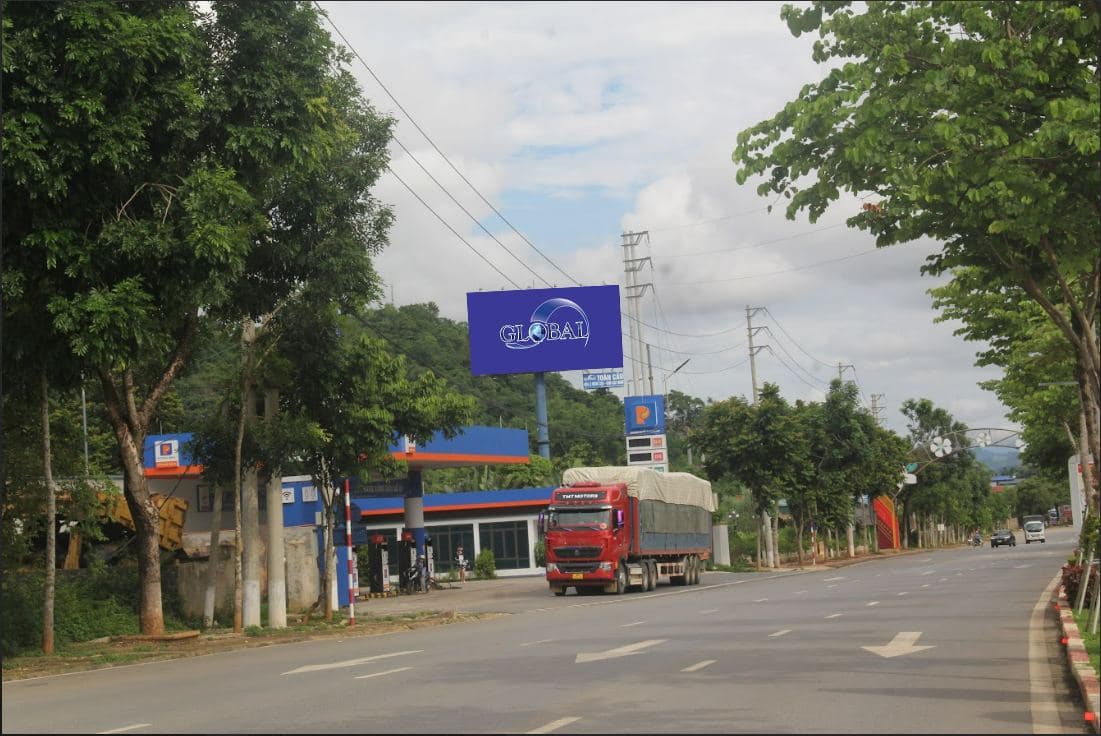 Ảnh vị trí SL2 - Km12 QL6 – nằm bên tay phải hướng Hà Nội – Sơn La, 2/4